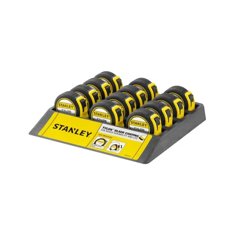 Stanley Tylon 3 m Tape Measure, Imperial Metric, 13mm Blade Width 1-30-686
