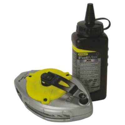 Stanley 30 m Twisted Polyester Cotton Chalk Line with Blue Chalk Powder 0-47-488