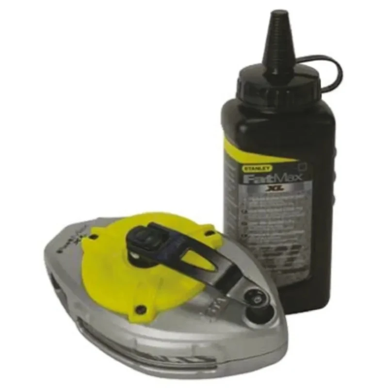 Stanley 30 m Twisted Polyester Cotton Chalk Line with Blue Chalk Powder 0-47-488