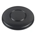 Idec Black Momentary Round Push Button Head, 22 mm Cutout Diameter, Polyacetal Material, IP20 Protection HW1A-B4B