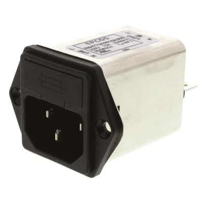 TDK 10A 250 V AC 250V DC Panel Mount IEC Filter with Tab Termination B84773A0010A000
