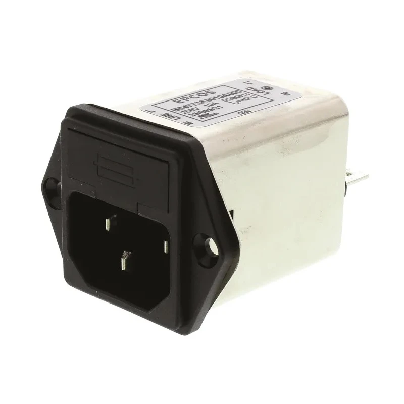 TDK 10A 250 V AC 250V DC Panel Mount IEC Filter with Tab Termination B84773A0010A000