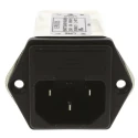 TDK 10A 250 V AC 250V DC Panel Mount IEC Filter with Tab Termination B84773A0010A000