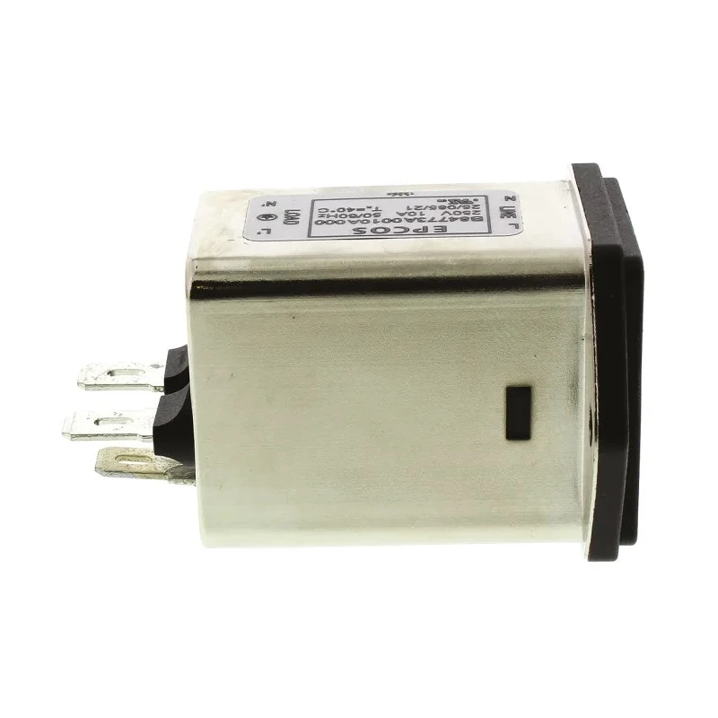 TDK 10A 250 V AC 250V DC Panel Mount IEC Filter with Tab Termination B84773A0010A000