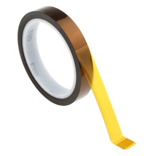 EUROSTAT 16mm Width x 33m Length Silicone Adhesive Polyamide Anti-Static ESD Tape 42-020-0016