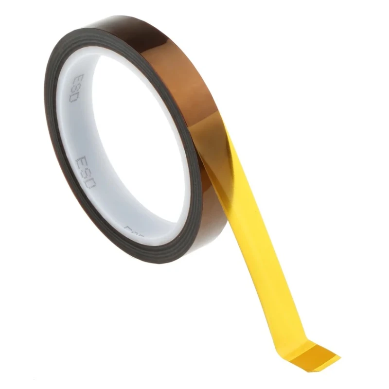 EUROSTAT 16mm Width x 33m Length Silicone Adhesive Polyamide Anti-Static ESD Tape 42-020-0016