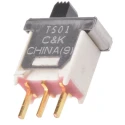 C & K Through Hole Slide Switch SPDT Latching 400mA Nylon TS01CBE