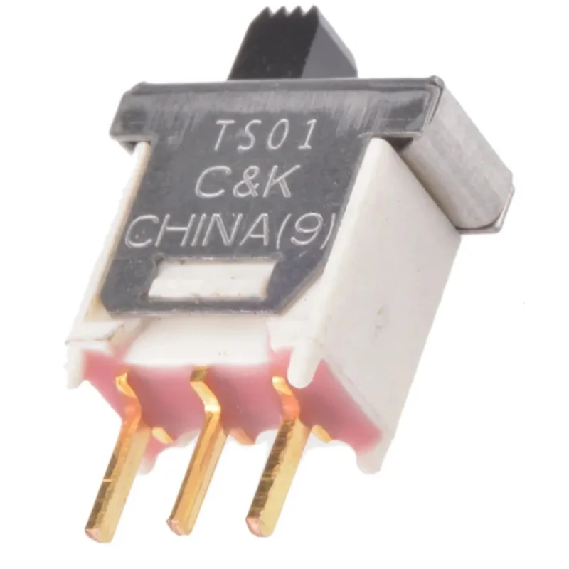 C & K Through Hole Slide Switch SPDT Latching 400mA Nylon TS01CBE