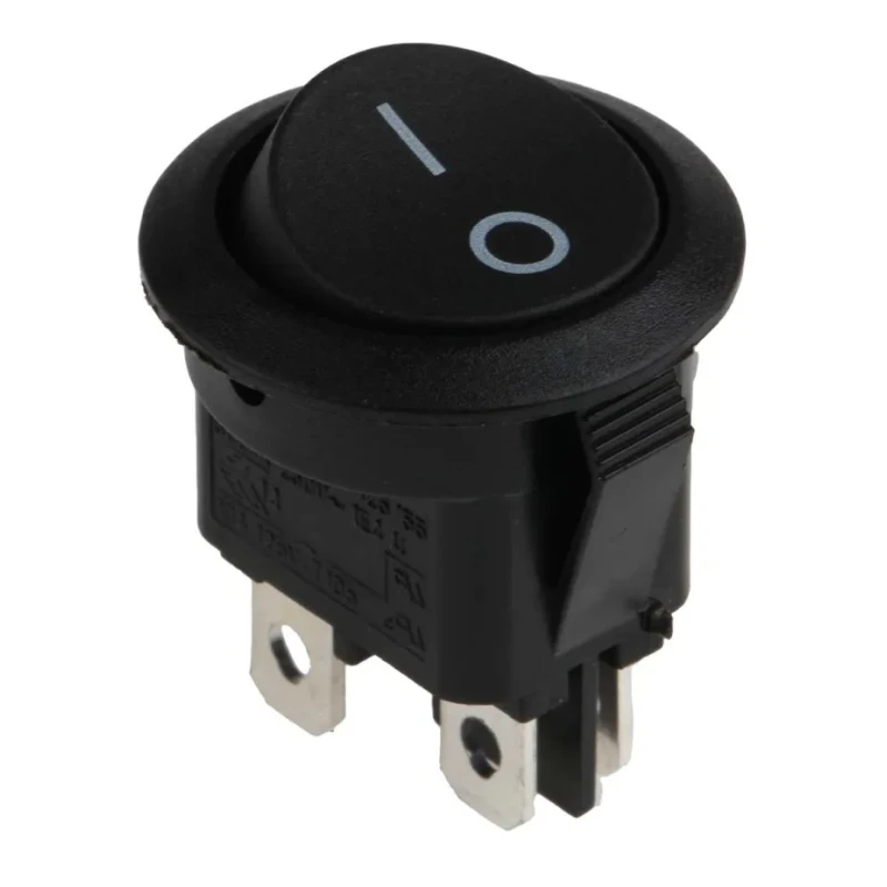 RS PRO DPST On-Off On-Off Rocker Switch Panel Nylon Housing Panel Mount IP66 5A 28V dc 250V ac 793-2575
