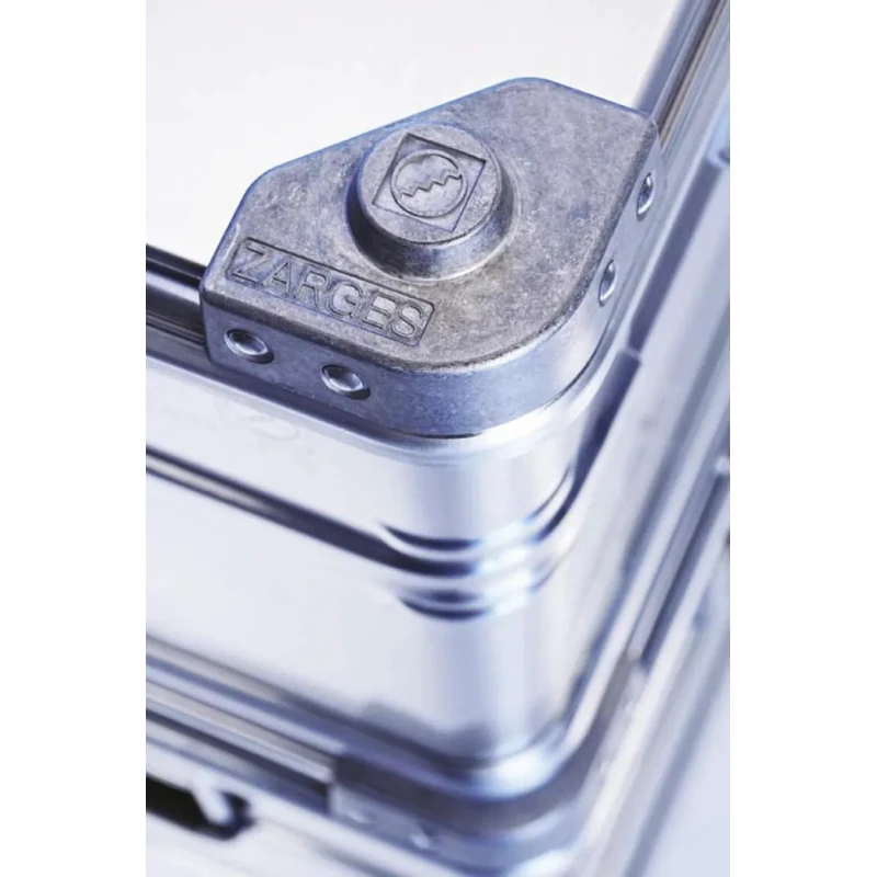 Zarges Metal Waterproof Watertight Transit Case Aluminum 800 mm x 700 mm x 1.7 m K 470 40876