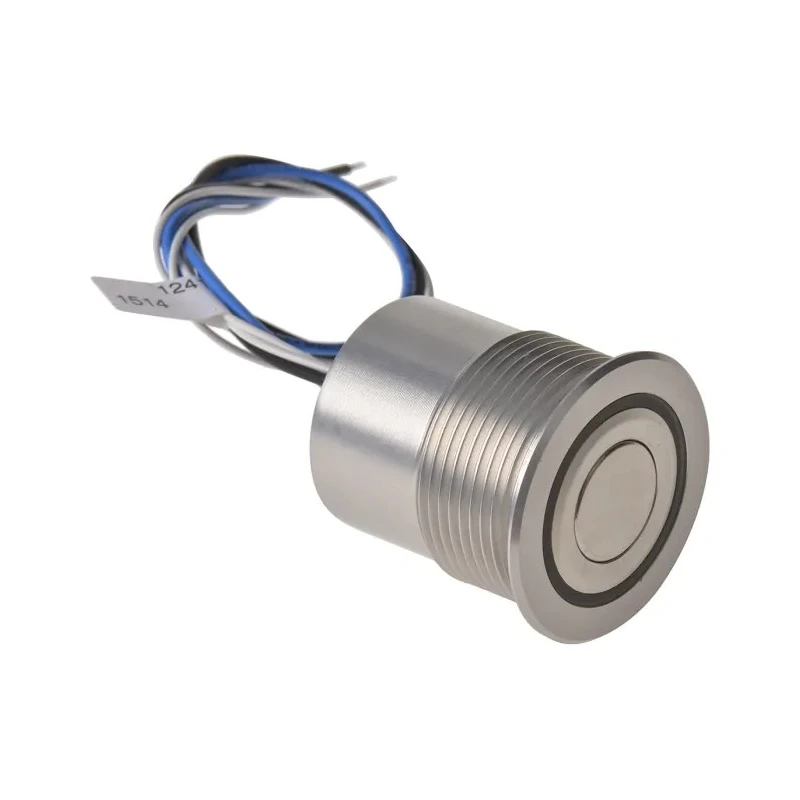 Schurter MCS 30 Series Illuminated Momentary Push Button Switch, Panel Mount, 30 mm Cutout, DPDT, Blue LED, IP40 795-7994