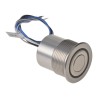 Schurter MCS 30 Series Illuminated Momentary Push Button Switch, Panel Mount, 30 mm Cutout, DPDT, Blue LED, IP40 795-7994