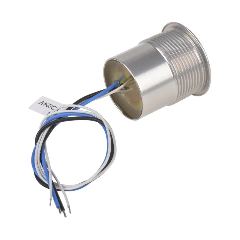 Schurter MCS 30 Series Illuminated Momentary Push Button Switch, Panel Mount, 30 mm Cutout, DPDT, Blue LED, IP40 795-7994