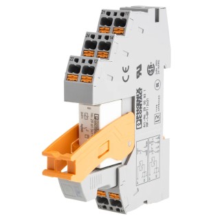 Phoenix Contact DIN Rail Interface Relay 24V DC Coil 100mA Switching Current SPST 2909884