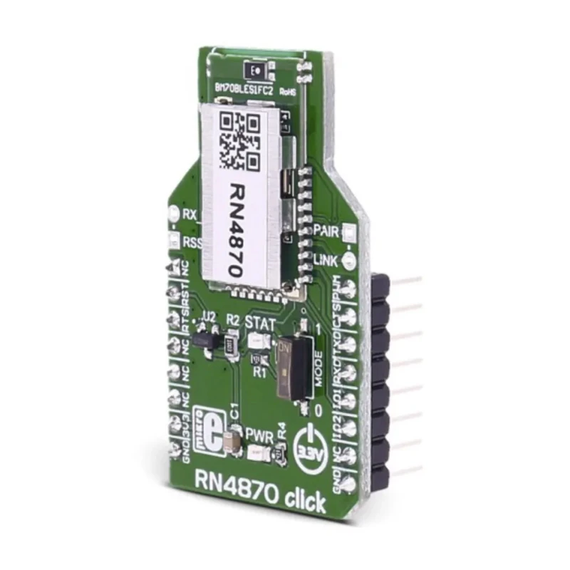 MikroElektronika Communication & Wireless Development Kit RN4870 Click Bluetooth 4.2, 2.48 GHz MIKROE-2543