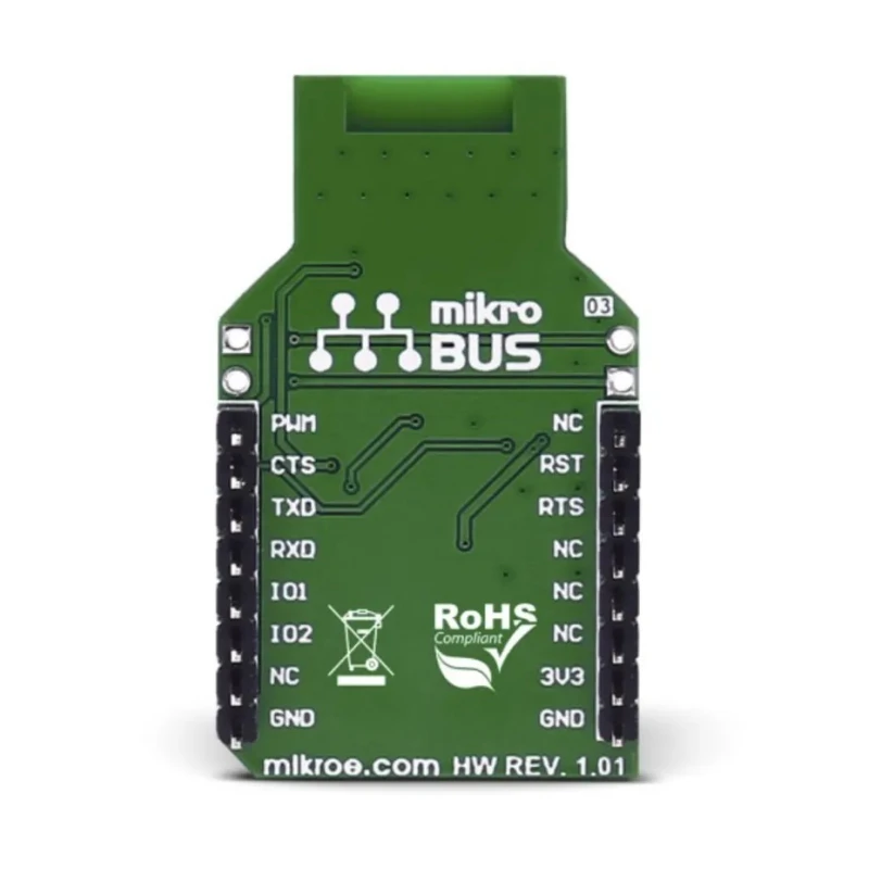 MikroElektronika Communication & Wireless Development Kit RN4870 Click Bluetooth 4.2, 2.48 GHz MIKROE-2543