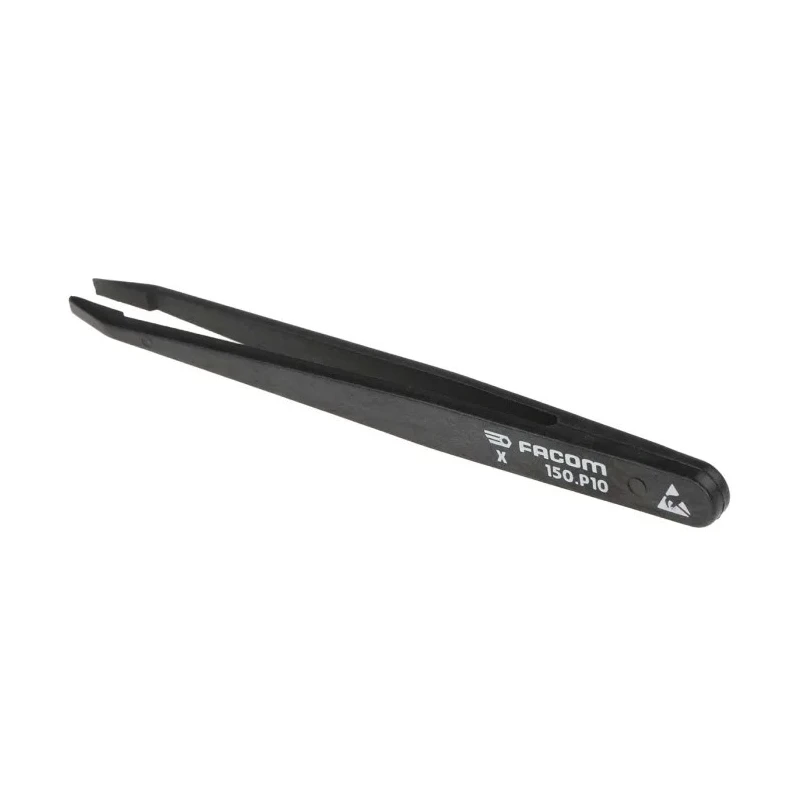 Facom 120mm Plastic Smooth ESD Safe Tweezer 150.P10