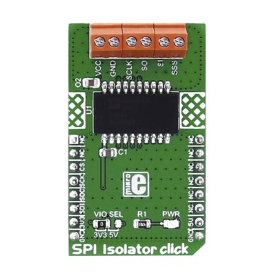 MikroElektronika SPI Isolator Click Communication & Wireless Development Tool ADUM4154 17MHz SPI Interface 
