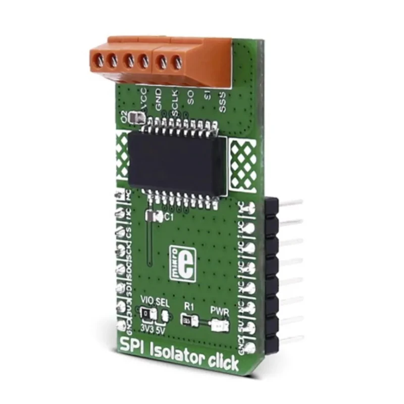 MikroElektronika SPI Isolator Click Communication & Wireless Development Tool ADUM4154 17MHz SPI Interface 