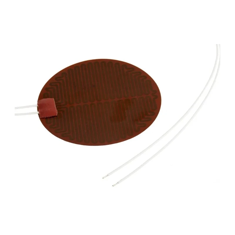 RS PRO Silicone Heater Mat 12V DC 4 W Circular 75mm Diameter 200°C Peak Temperature 798-3775