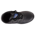 Rockfall Black Steel Toe Capped Men's Safety Boots, Leather Upper, Stainless Steel Midsole, Polyurethane Sole, EN 790-3981