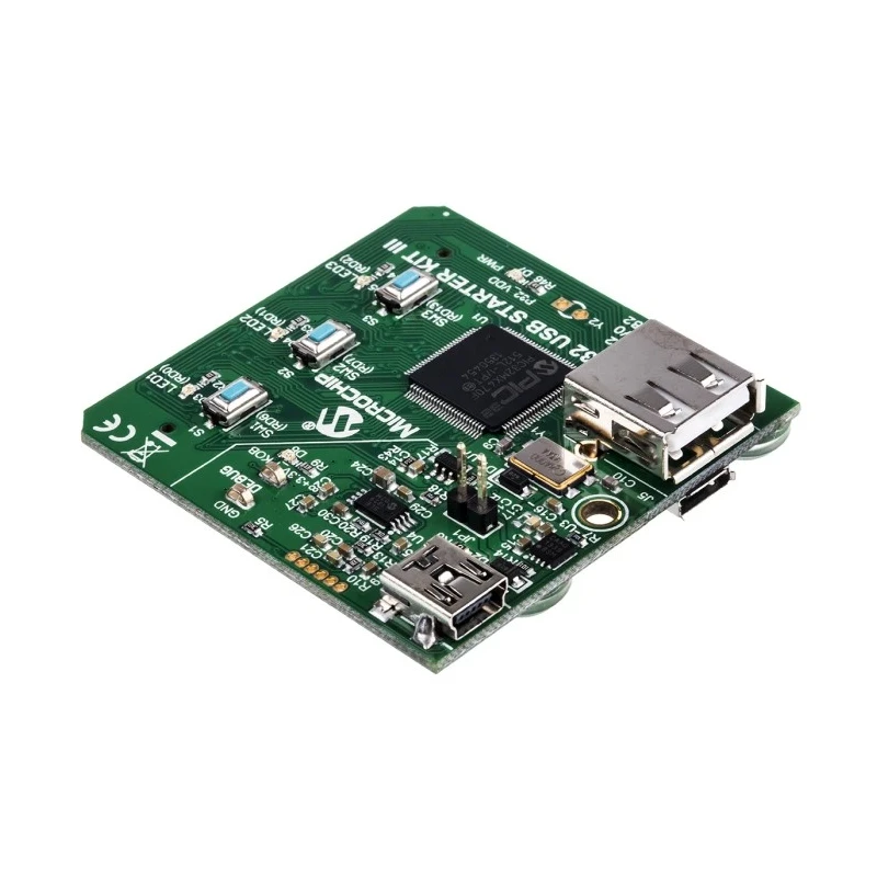 Microchip PIC32 USB MCU Starter Kit DM320003-3 with PIC32MX470F512L 100MHz 512K Flash, 128K RAM, USB On-The-Go