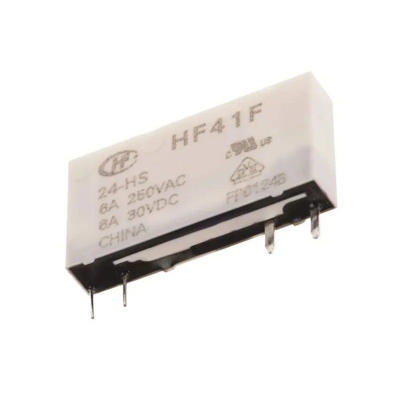 RS PRO PCB Power Relay, 24V dc Coil Voltage, 6A Switching Current, SPST Contact Configuration, Through Hole Terminal 8004552P