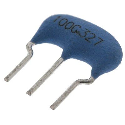 Murata Ceramic Resonator, 10 MHz Shear Mode, 15 pF Load Capacitance, Through Hole Bulk 3-Pin, 5.5 mm Height CSTLS10M0G53-B0