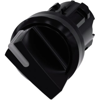 Siemens SIRIUS ACT Series 2 Position Illuminated Selector Switch Head, 22 mm Cutout, Black Handle, IP66 3SU1002-2BF10-0AA0