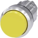 Siemens SIRIUS ACT Yellow Momentary Push Button Switch 22 mm Cutout IP66 IP67 IP69K 3SU1050-0BB30-0AA0