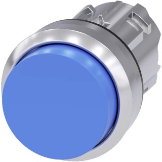 Siemens SIRIUS ACT 3SU10 Series Blue Momentary Push Button Switch 22mm Cutout IP67 IP66 IP69K 3SU1050-0BB50-0AA0