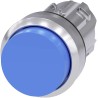 Siemens SIRIUS ACT 3SU10 Series Blue Momentary Push Button Switch 22mm Cutout IP67 IP66 IP69K 3SU1050-0BB50-0AA0