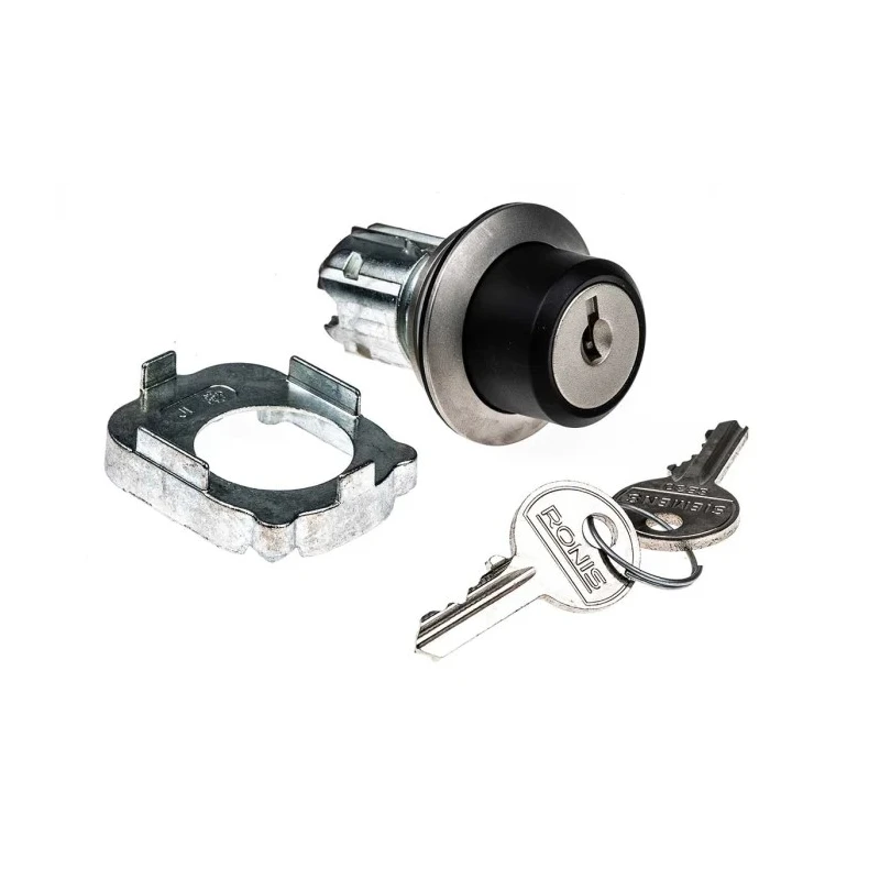 Siemens SIRIUS ACT 3SU10 3-position Key Switch Head, Latching Operation, 30 mm Cutout 3SU1060-4LL11-0AA0