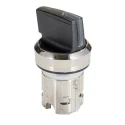 Siemens SIRIUS ACT 3SU10 Series 3 Position Illuminated Selector Switch Head, 22 mm Cutout Diameter, Black 3SU1052-2BM10-0AA0