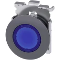 Siemens SIRIUS ACT 3SU10 Series Blue Momentary Push Button Switch, 30 mm Cutout Diameter, IP69K, IP66 3SU1061-0JB50-0AA0