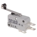 RS PRO Long Roller Lever Micro Switch, Quick Connect Terminal, 16A, 250 V ac, SPCO 804-6221