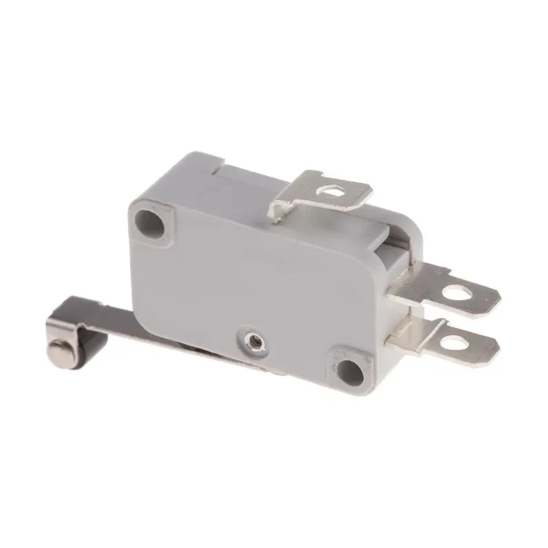 RS PRO Long Roller Lever Micro Switch, Quick Connect Terminal, 16A, 250 V ac, SPCO 804-6221