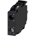 Siemens SIRIUS ACT 3SU14 Series Contact Block, 10A, 500 V AC/DC, 2 NC Screw Terminals 3SU1400-1AA10-1EA0