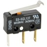 Omron Simulated Roller Lever Micro Switch, Solder Lug Terminal, 5A, 250 V AC, 30 V DC, SPCO, IP40 SS-5GL13T