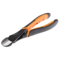Bahco Side Cutter 180mm Overall Length, 2.8mm Maximum Cutting Capacity, High Alloy Steel Jaws 21HDG-180