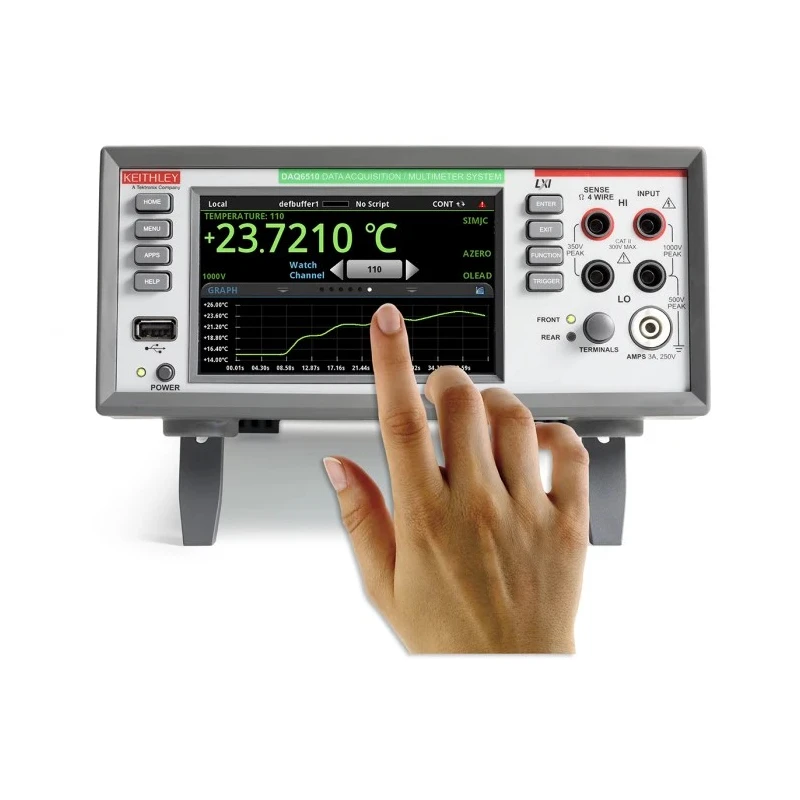 Keithley Data Acquisition System DAQ6510, Lithium Battery, Operating Temp 0°C to 50°C, 4.5kg DAQ6510