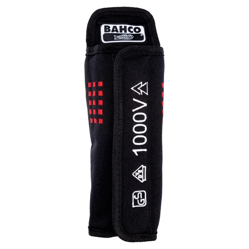 Bahco Interchangeable Insulated Screwdriver Set 7-Piece PH1 PH2 Slotted 0.4x2.5 mm to 1x5.5 mm 48-Tooth Ratchet Handle 808061