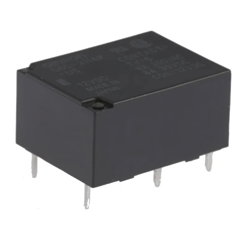 Omron PCB Power Relay 12V DC Coil 8A Switching Current SPST G6C-2114P-US-DC12
