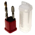 Dormer Tap & Drill Set M12 Thread Hand Tap, HSS Tin Coated, Straight Flute, 2 Pieces L000E500M12NO2XA002