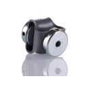 Huco Steel Flexible Coupler 27 mm Diameter, 27 mm Length, 4 mm Bore A, 4 mm Bore B, Set Screw Style, Model 047.10.1818.RS