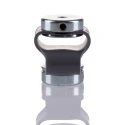 Huco Steel Flexible Coupler 27 mm Diameter, 27 mm Length, 4 mm Bore A, 4 mm Bore B, Set Screw Style, Model 047.10.1818.RS