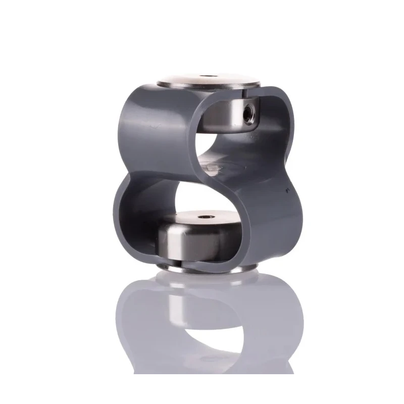 Huco 48 mm Diameter Coupler, 48 mm Length, Set Screw Style, 4 mm Bore A, 4 mm Bore B, 1.8 Nm Torque Rating 047.20.1818.RS
