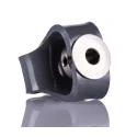 Huco 56 mm Diameter Steel Flexible Coupler, 56 mm Length, 10 mm Bore A & B, Set Screw Style, 047.40.3232.RS