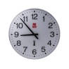 RS PRO White Radio Controlled Analogue Wall Clock 420 mm Diameter Plastic Case Silent Operation 811-1833