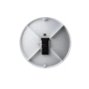 RS PRO White Radio Controlled Analogue Wall Clock 420 mm Diameter Plastic Case Silent Operation 811-1833